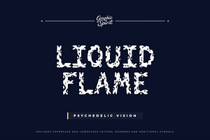 Liquid Flame Decorative Font