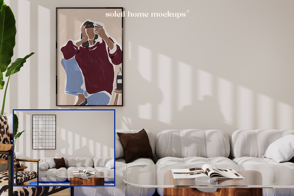 HELIA | Eclectic Frame Mockup Set, a Household Mockup by SoleilHomeMockups (Photo 6 of 11)