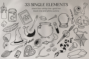 Enchantress Set - Magic Graphics Kit