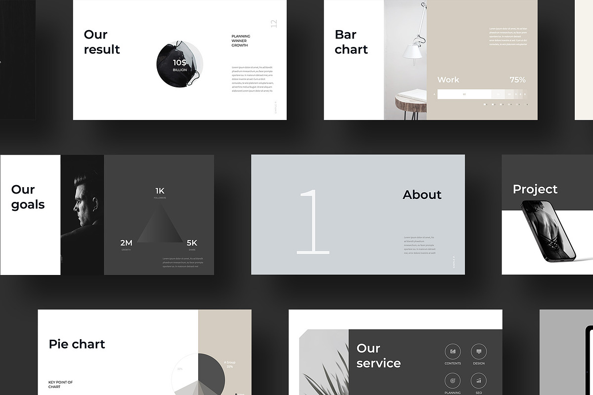 Simple P. PowerPoint Template, a Presentation Template by Simple P. (Photo 2 of 10)