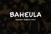 Baheula - Grunge Old Font, a Sans Serif Font by Mightyfire (Thumbnail 1 of 3)