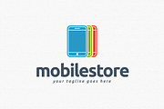 Mobile Store Logo Template, a Branding & Logo Template by PixaSquare (Thumbnail 2 of 4)