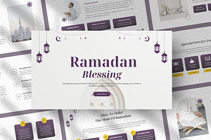 Ramadan Blessing, a Presentation Template by FIBRINOSÄ