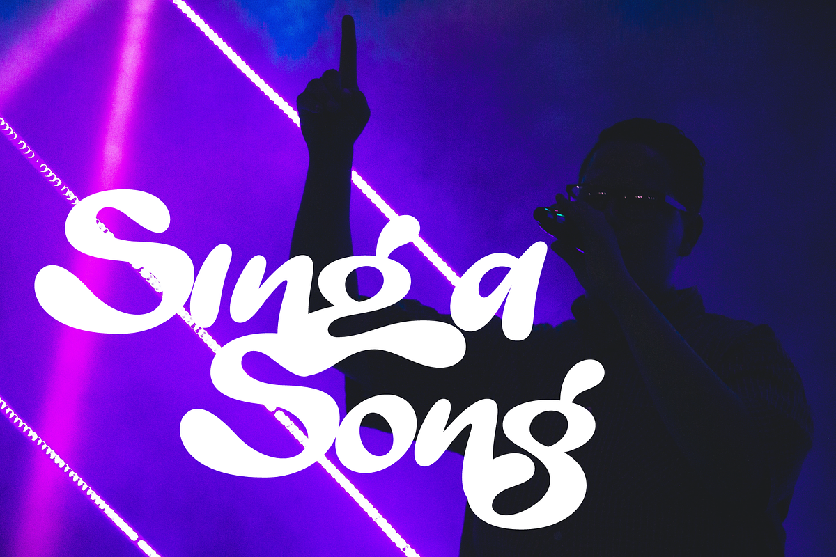 Milky - a Bright and Bubbly Font, a Sans Serif Font by NendesKombet Studio (Photo 11 of 14)