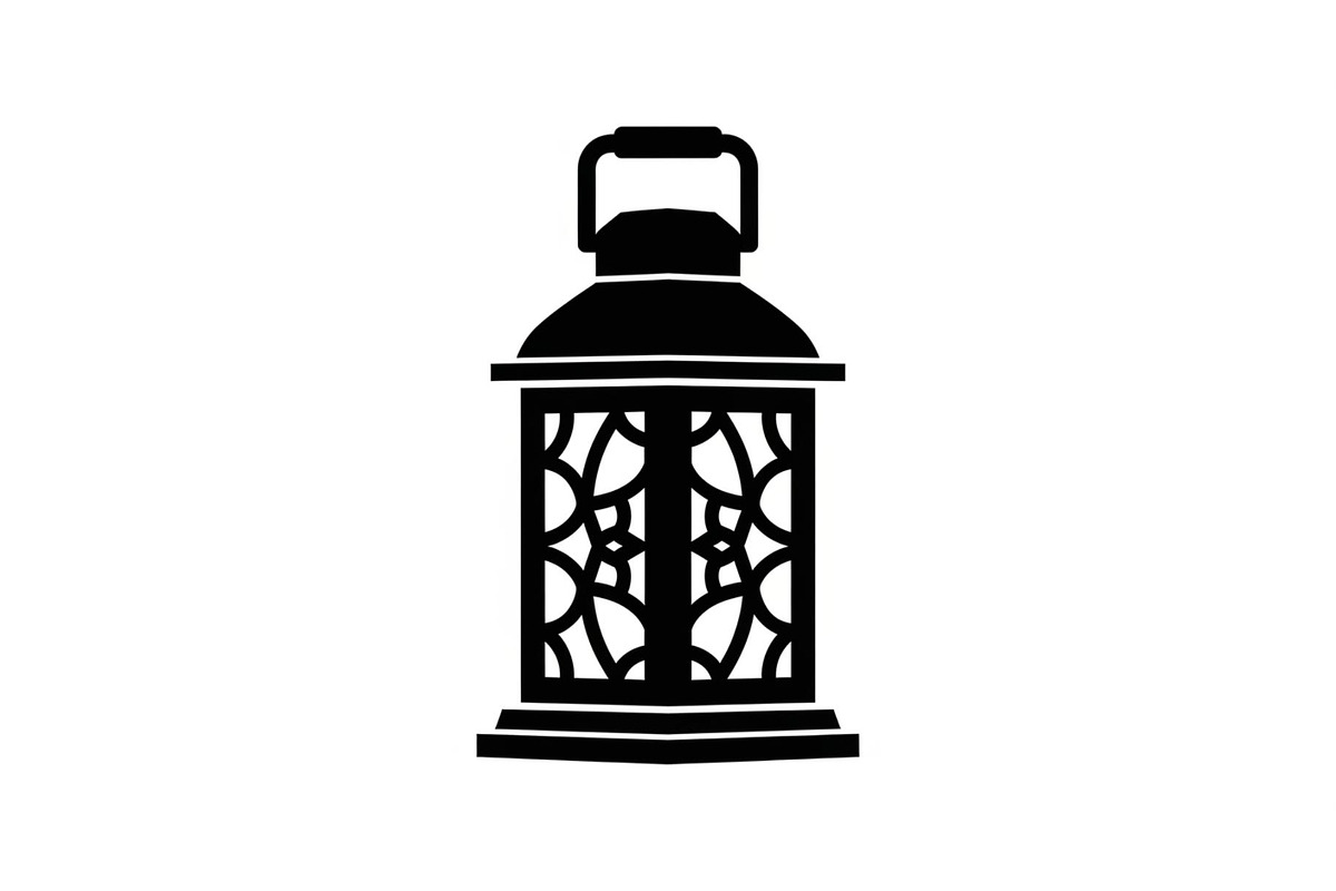 Vintage Street Lantern Silhouette Bu, an Illustration by hafijul (Photo 23 of 51)