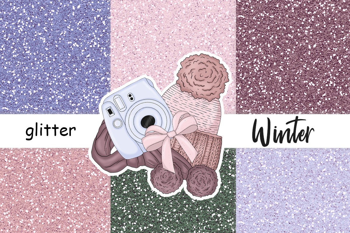 Winter Glitter, a Texture Graphic by GlamArtZhanna (Photo 2 of 3)