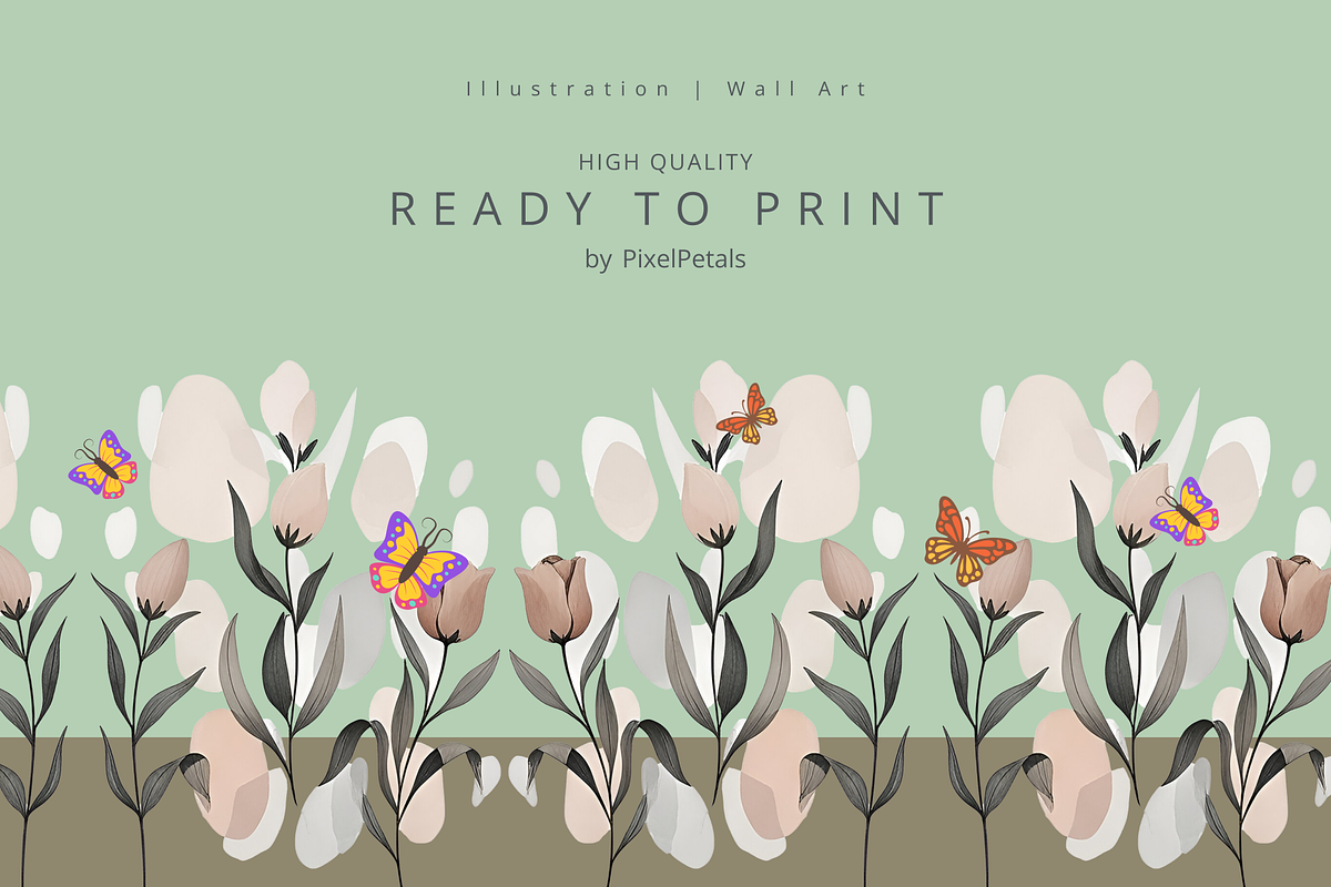 Abstract Pastel Buds, an Illustration by pixelpetals (Photo 5 of 5)
