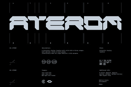 NCL Aterom, a Sans Serif Font by Enxyclo Studio