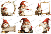 Christmas Gnome Poster Template, an Illustration by DreamArtGraphic (Thumbnail 2 of 4)