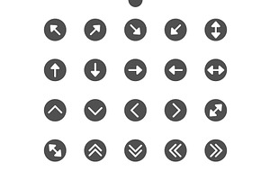 Arrows Icons, a Solid Icon by Palau