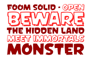 Foom, a Font by Comicraft Fonts (Thumbnail 2 of 4)