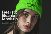 Beanie Hat Mock-Up, a Hat Mockup by Nothing Fancy Mockups (Thumbnail 2 of 4)