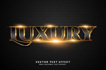 Luxury Vector 3d Text Effect