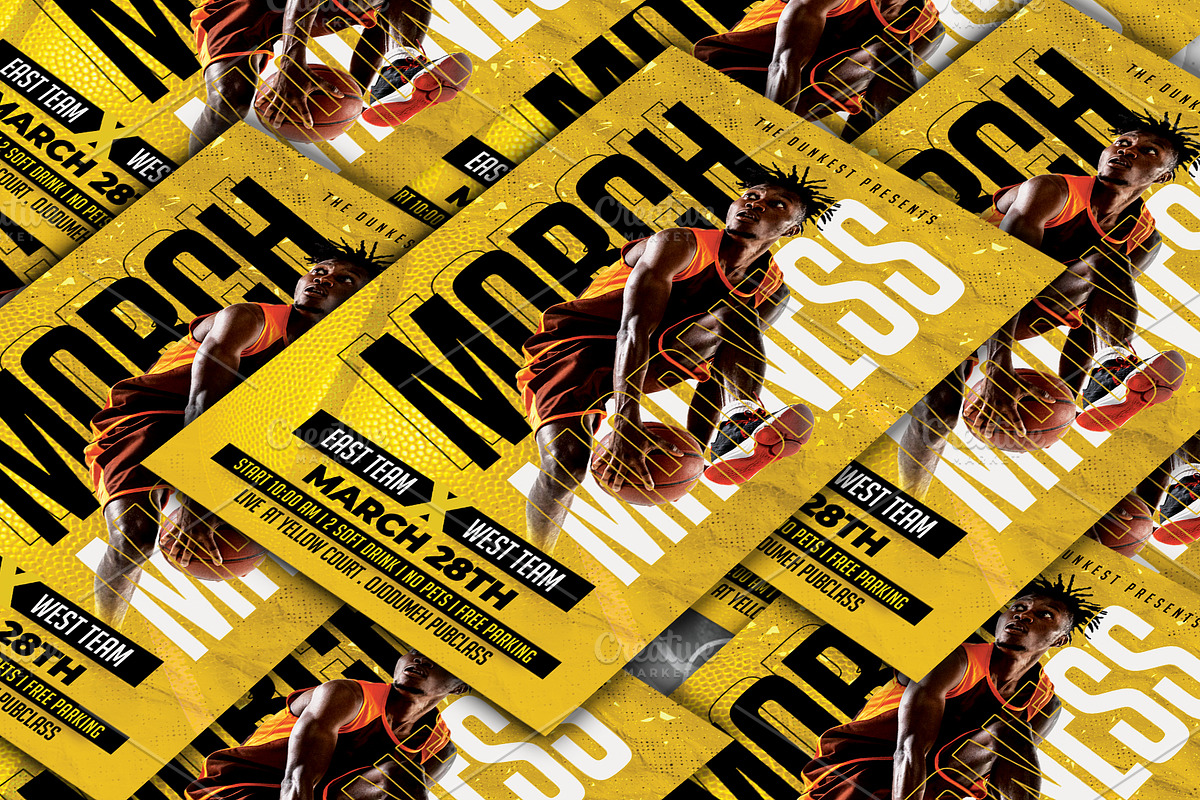 Basketball Flyer, a Flyer Template by AyumaDesign (Photo 3 of 3)
