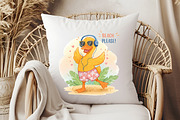 Summer Duck Sublimation Bundle, an Illustration by Libby Wishes (Thumbnail 3 of 12)