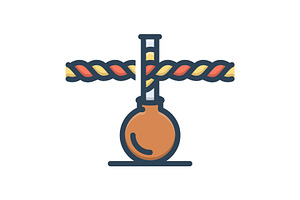 Rope cord color icon, a Duotone Icon by Creative priyanka