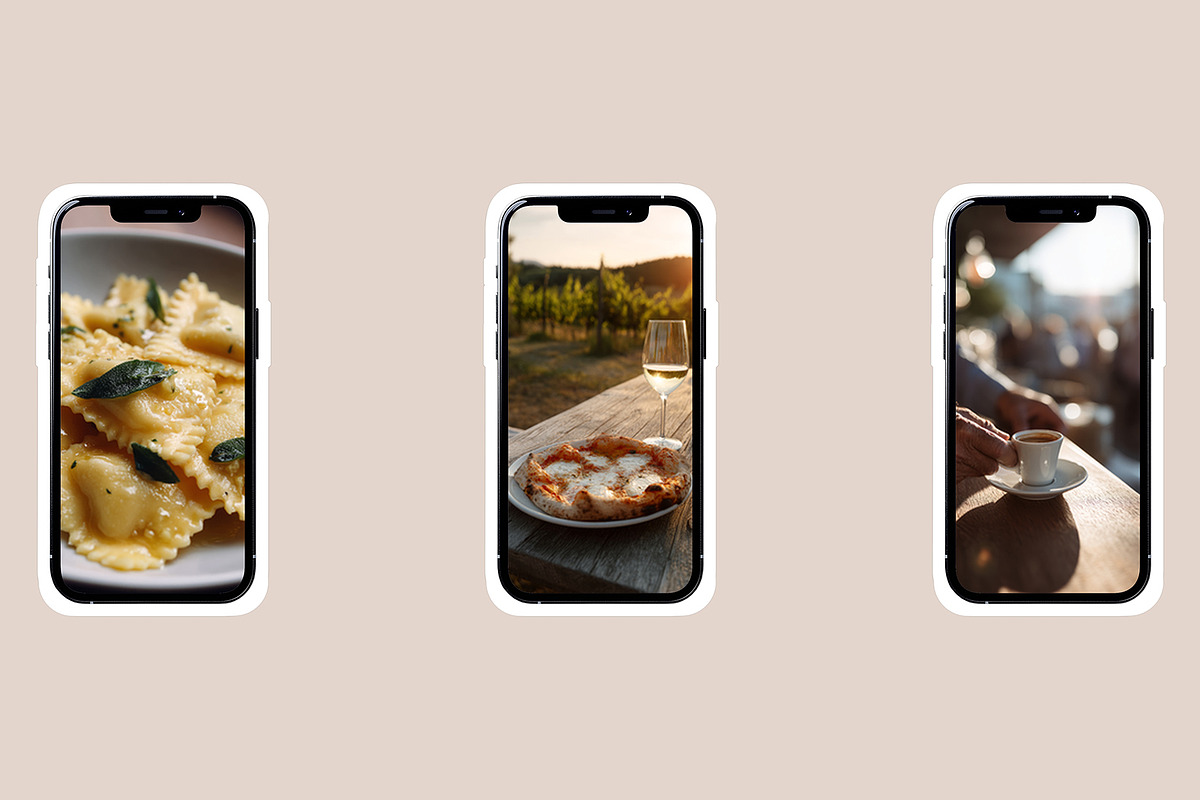 Italian Food Photography Set, a Food & Drink Photo by AI Petr Creative Agency (Photo 6 of 7)