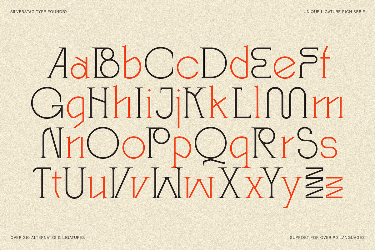 SLTF Winner Baroque - Ligature Serif, a Serif Font by SilverStag Type Foundry (Photo 29 of 30)