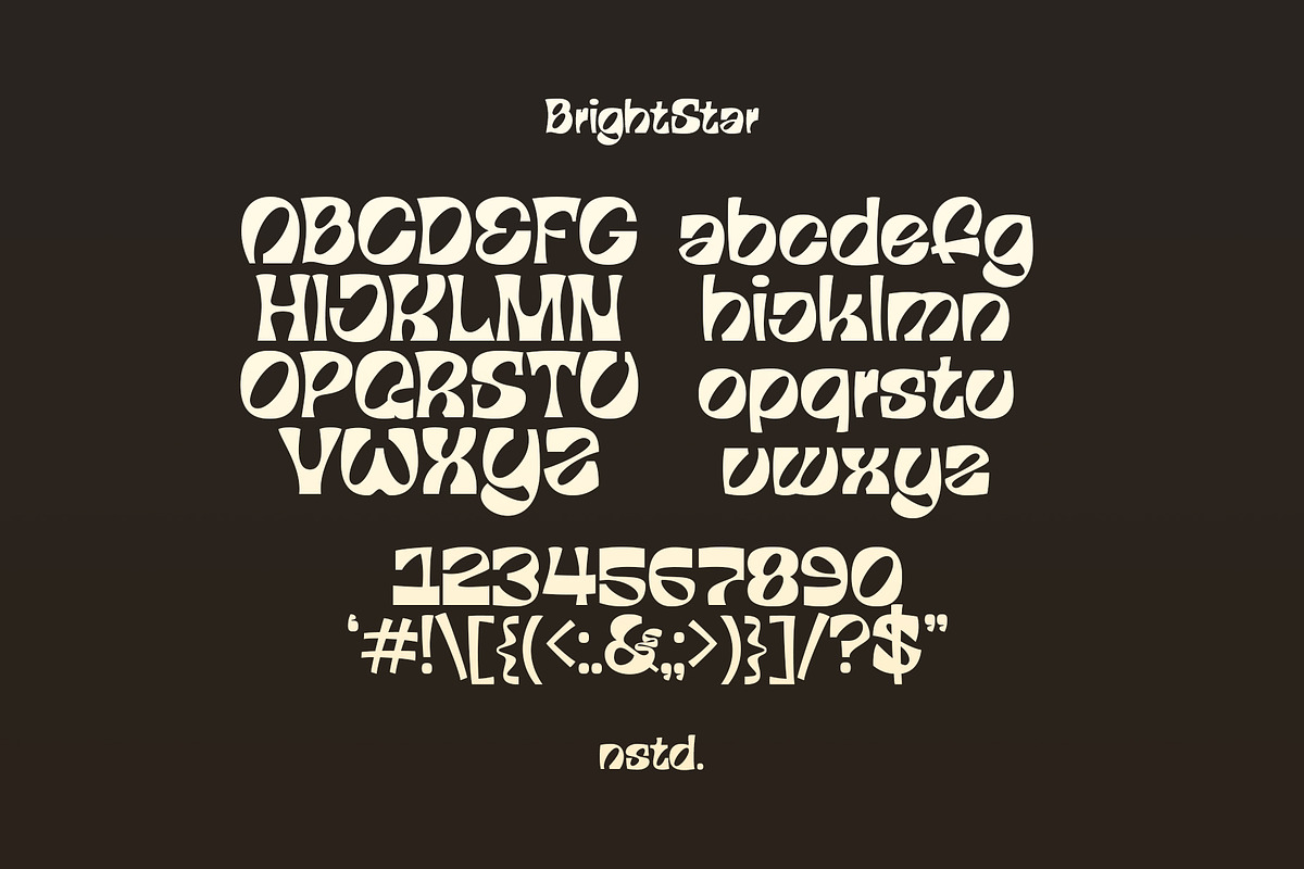Bright Star, a Font by nurrontype (Photo 10 of 12)