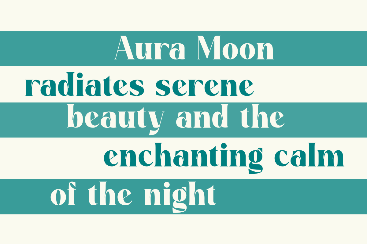 Aura Moon, a Serif Font by Zafiratype (Photo 3 of 15)