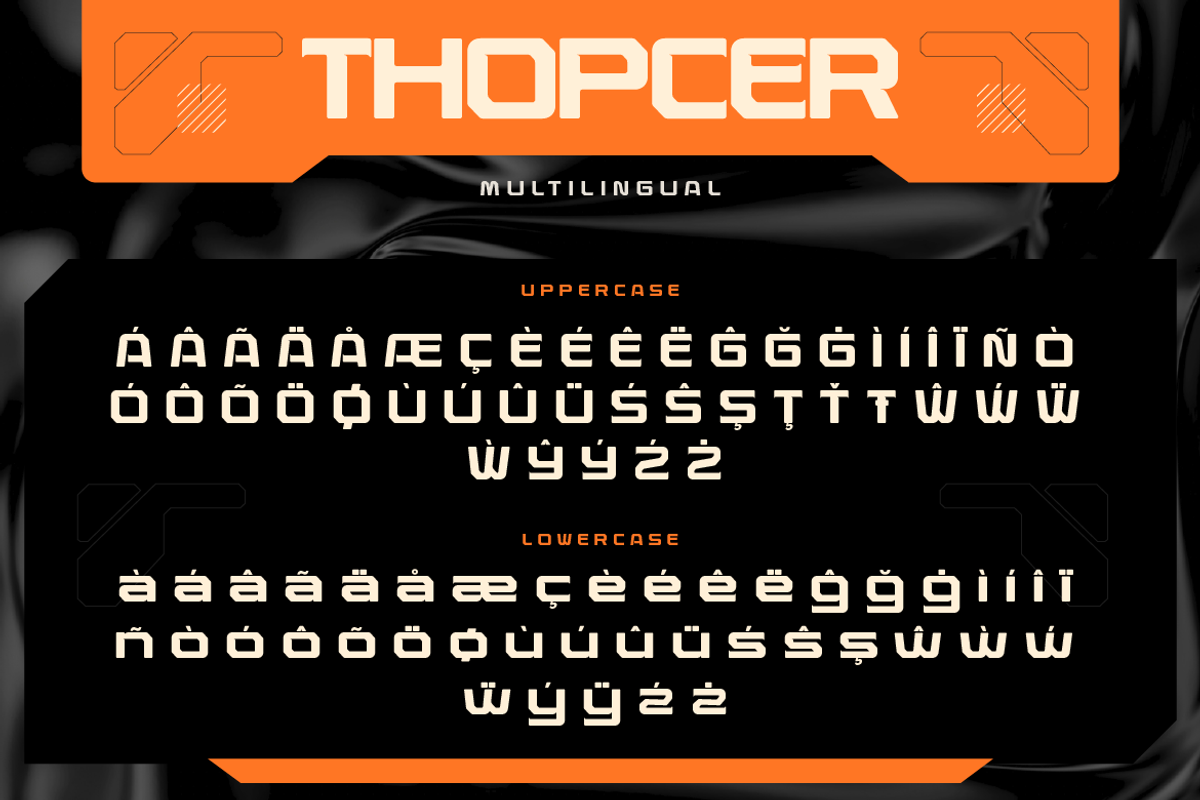 Thopcer, a Sans Serif Font by Burntilldead (Photo 11 of 12)