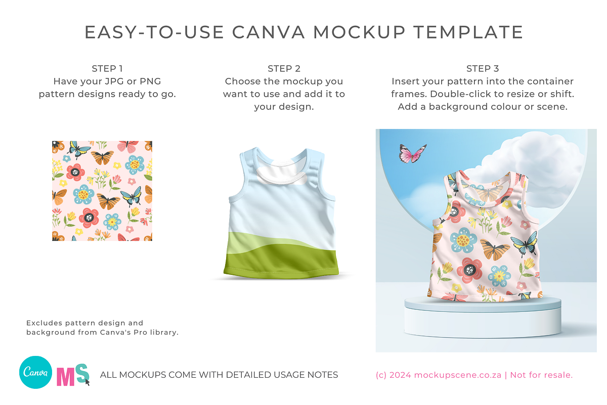Infant Pants Top Canva Smart Mockup, an Apparel Mockup by Mockup Scene (Photo 3 of 13)