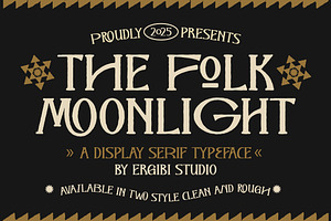 The Folk Moonlight - Display Serif
