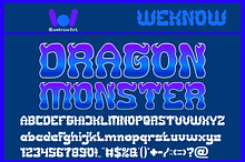 Dragon Monster font