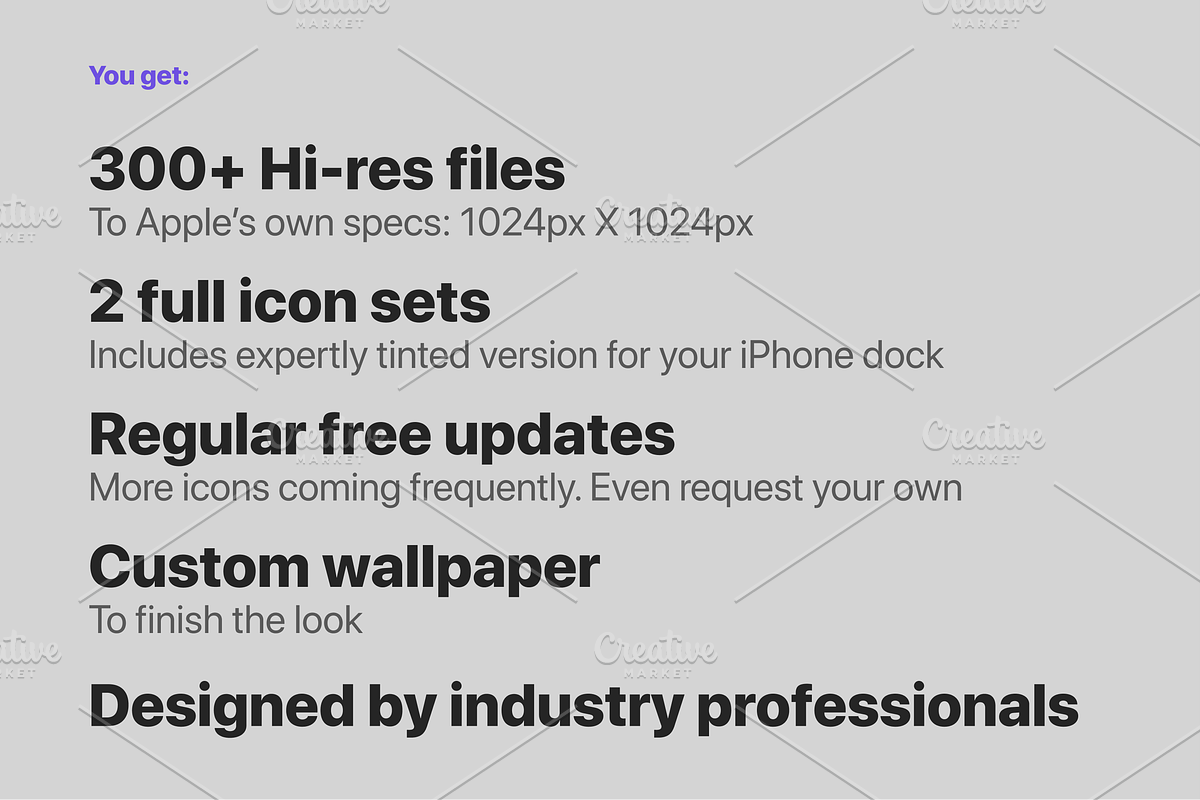 iOS 14 Luxury iPhone App Icons - Two, an Icon by Homescreen Pro (Photo 2 of 6)