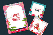 Japanese Summer Icons Watercolor, a Person Illustration by CreativeValuation (Thumbnail 7 of 11)