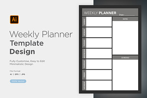 Weekly Planner Sheet Design-30