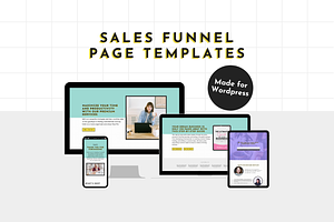 Bold Sales Funnel Template Set
