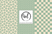Vintage Sage Seamless Set, a Pattern Graphic by OwlAndFern (Thumbnail 1 of 8)