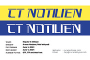 Notilien - Display Font, a Sans Serif Font by CuratedType Studio (Thumbnail 5 of 7)