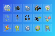 30 3D Communication and Media Icons, an Object 3D Model by Flat Icons (Thumbnail 8 of 8)