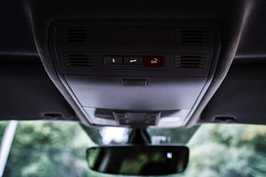 Car Interior Overhead Console with SOS Emergency Button, a Transportation Photo by Red Hot Chili Pepper Shop