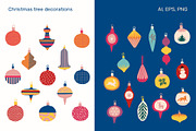 Happy Holidays - vector graphics, a Graphic by Bakulina Art (Thumbnail 17 of 19)