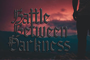 Gettegle Blackletter Font, a Blackletter Font by Bayuktx (Thumbnail 8 of 9)