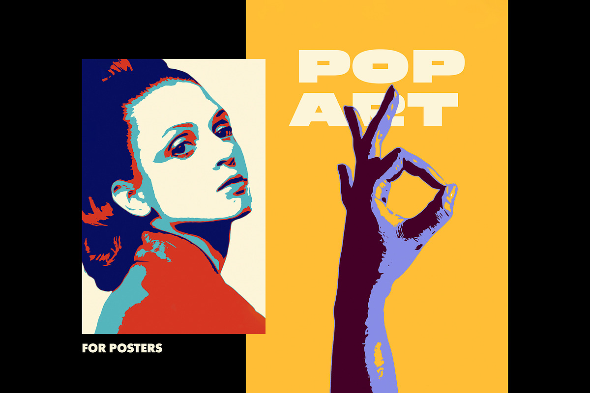 Retro Pop Art Poster Effect, a Layer Style Add-On by Design Squad (Photo 1 of 6)