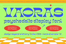 Vaoras Psychedelic Display Font