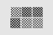 Rhombus - 12 Seamless Patterns, a Pattern Graphic by Tustan (Thumbnail 3 of 4)