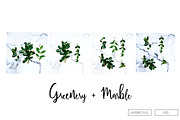 Greenery Leaf + Marble Mockup Pack, a Product Mockup by Aloha Philly (Thumbnail 6 of 6)