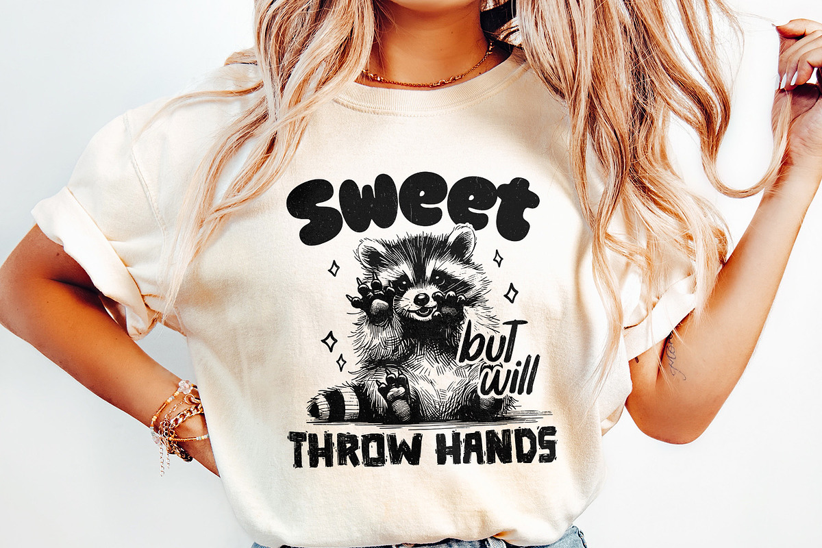 Sweet but Will Throw Hands Funny, an Illustration by SharpMarketplace (Photo 3 of 9)