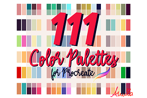 111 Color Palettes For Procreate