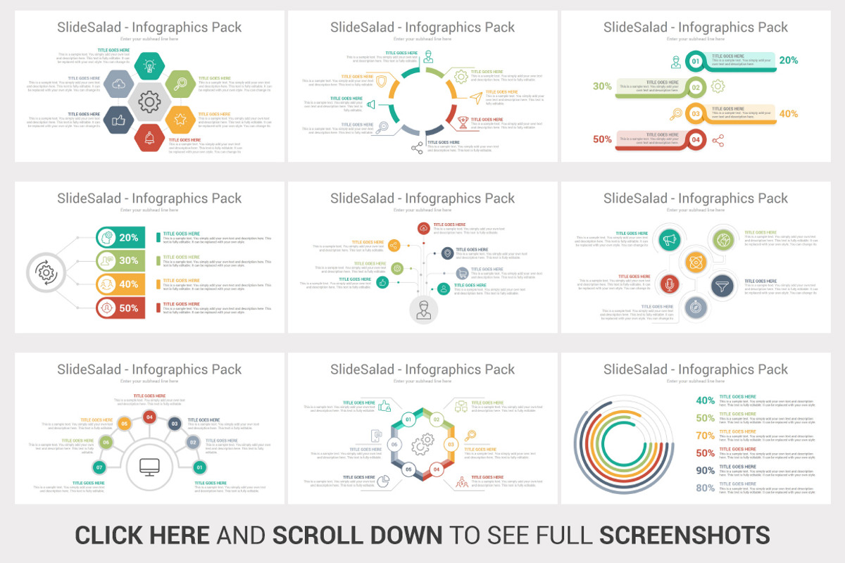 Best PowerPoint Infographics Pack, a Presentation Template by SlideSalad (Photo 6 of 10)