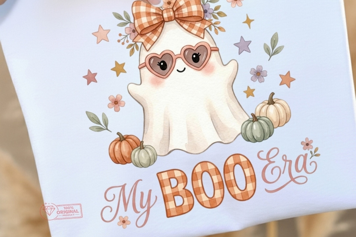 Cute Halloween Ghost Quotes Clipart, a Seasonal Illustration by Tanya Kart (Photo 4 of 11)