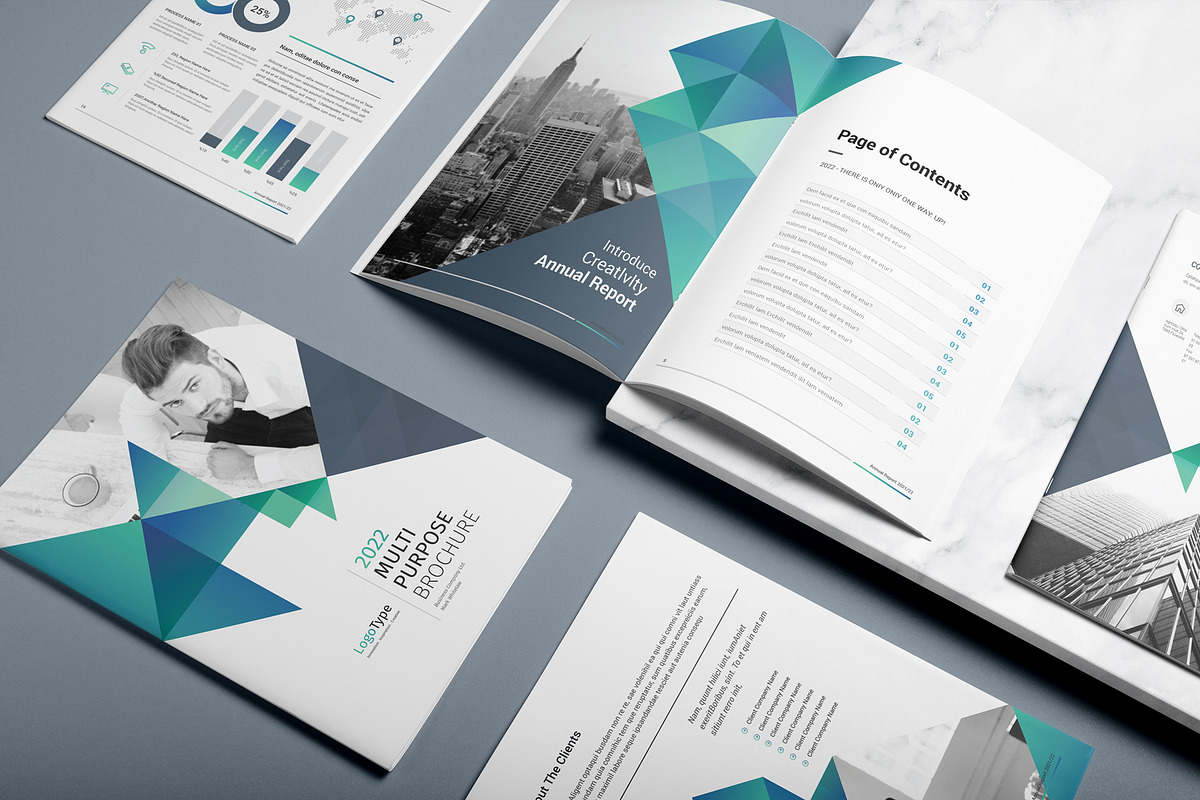 Company Brochure 20 Pages, a Brochure Template by Brochure-Market (Photo 2 of 9)