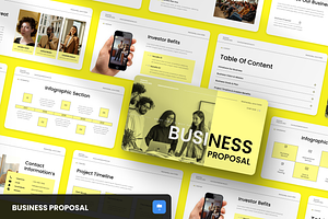 Minimalist Business Proposal, a Presentation Template by SquidPixey