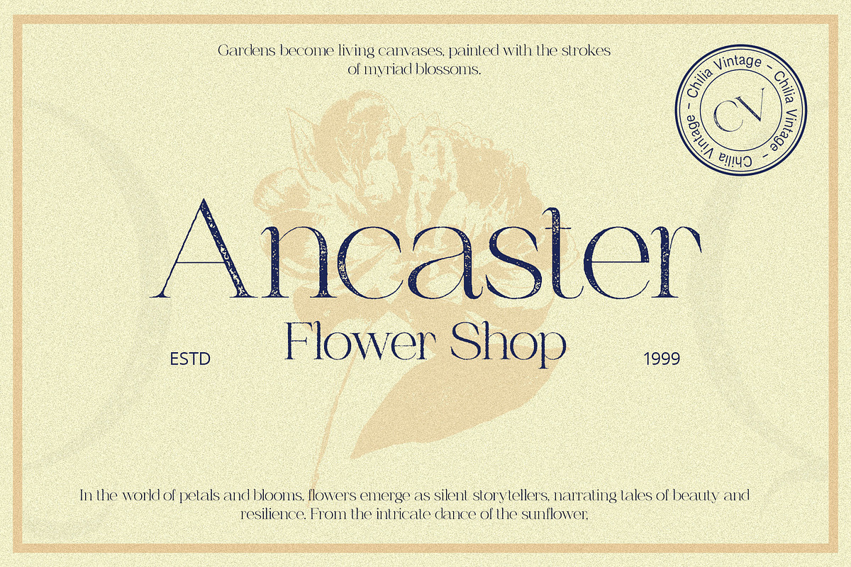 Chilia Vintage, a Serif Font by Craft Supply Co. (Photo 7 of 8)