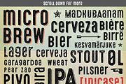 Microbrew Unicase Family, a Sans Serif Font by Albatross (Thumbnail 3 of 5)